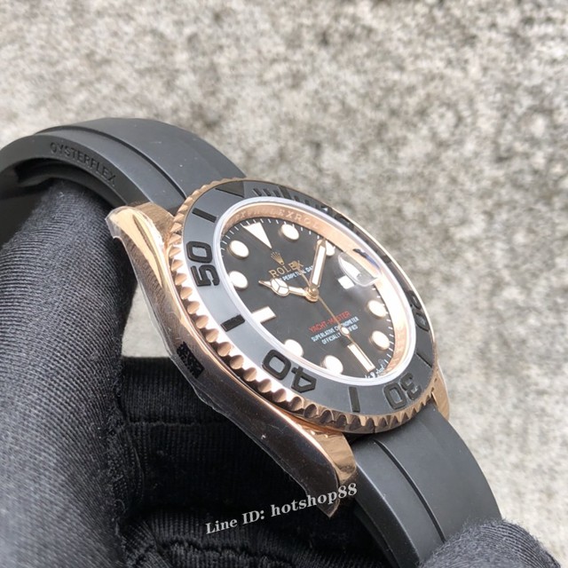 劳力士复刻手表 Rolex玫瑰金游艇型号m126655 全自动机械男士腕表 gjs2636